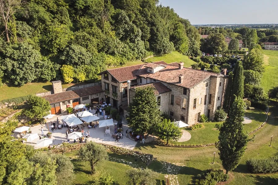 location matrimonio Bergamo in villa storica con giardino e scorci panoramici